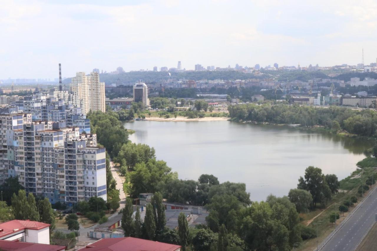 Элитные Апартаменты В Новом Доме На Оболони Kiev Esterno foto